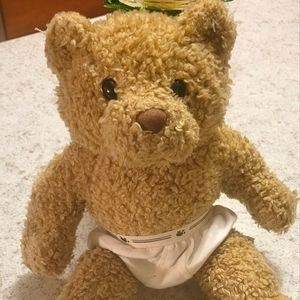 Build a Bear tan Bear with removable underpants